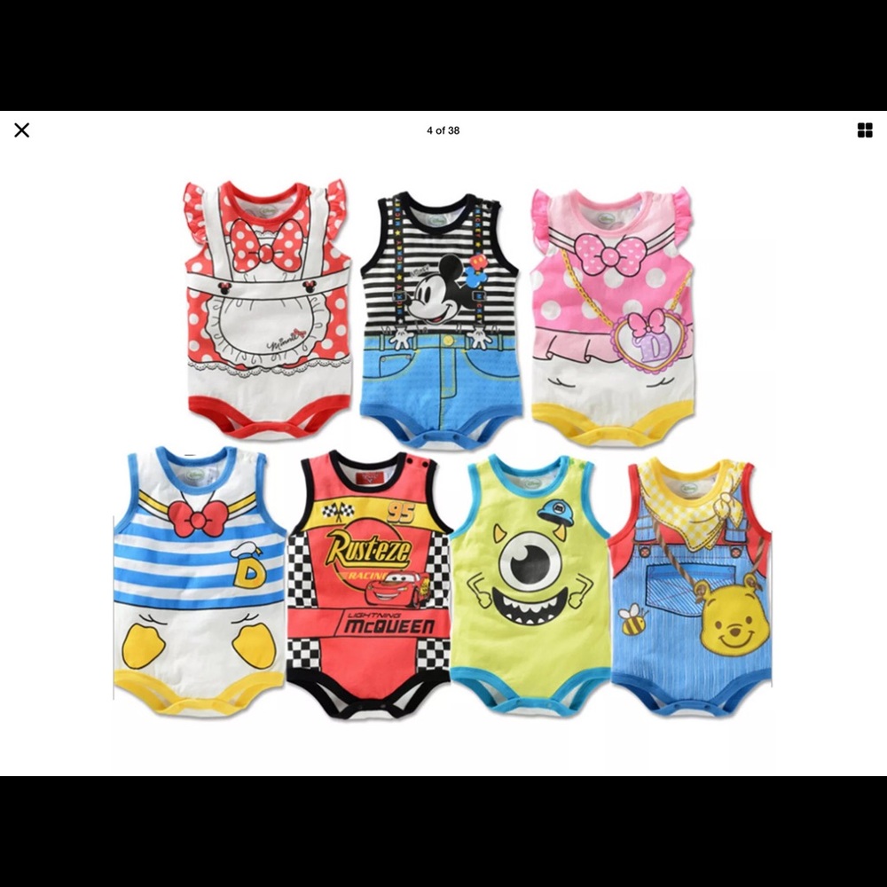 New Cute Disney onesies in select styles